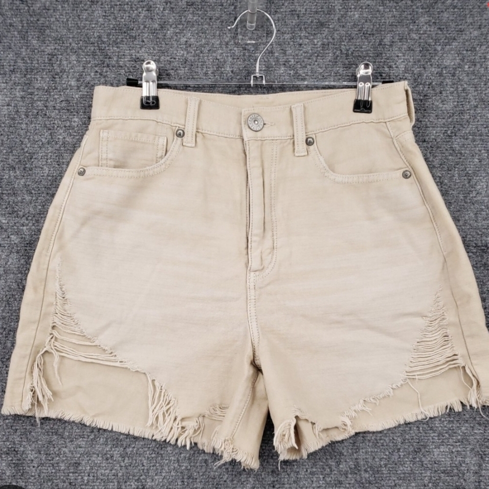 American Eagle Outfitters High Waist Beige Shorts